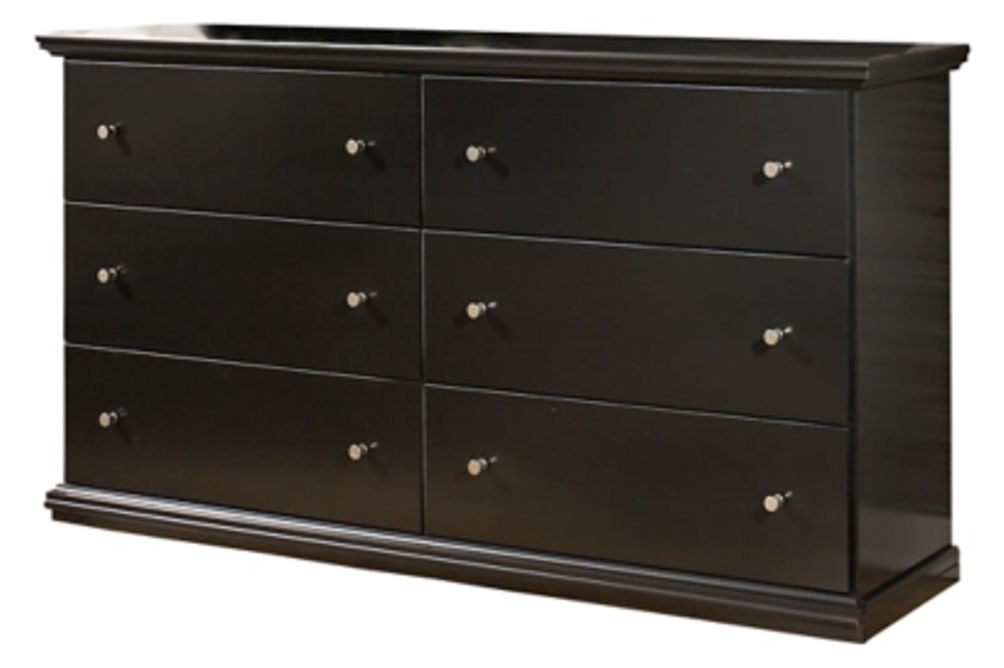 Signature Design by Ashley Maribel Full Panel Bed with Dresser-Black