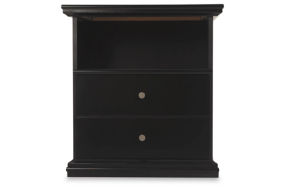 Signature Design by Ashley Maribel Full Panel Bed, Dresser and Nightstand-Blac