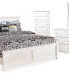 Signature Design by Ashley Bostwick Shoals King Panel Bed, Dresser, Mirror and