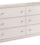 Signature Design by Ashley Bostwick Shoals Queen Panel Bed and Dresser-White