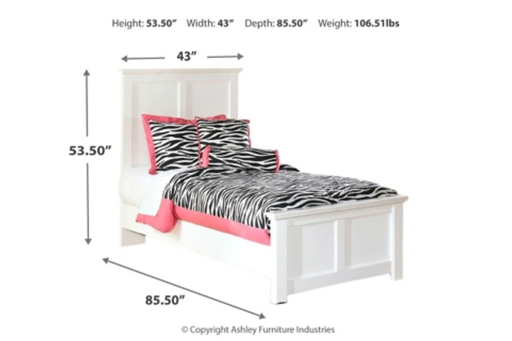 Signature Design by Ashley Bostwick Shoals Twin Panel Bed, Dresser and Mirror