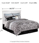 Signature Design by Ashley Bostwick Shoals Queen Panel Bed and Dresser-White