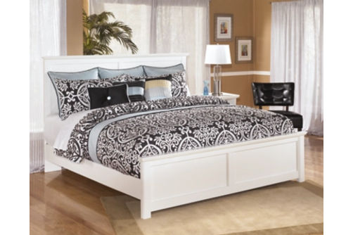 Signature Design by Ashley Bostwick Shoals King Panel Bed, Dresser, Mirror and