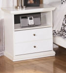 Signature Design by Ashley Bostwick Shoals King Panel Bed, Dresser, Mirror and