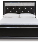 Signature Design by Ashley Kaydell Queen Upholstered Panel Bed-Black