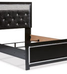 Signature Design by Ashley Kaydell Queen Upholstered Panel Bed-Black