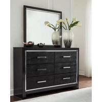 Signature Design by Ashley Kaydell King Storage Bed, Dresser, Mirror and Night