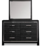 Signature Design by Ashley Kaydell King Storage Bed, Dresser, Mirror and Night