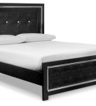 Kaydell Queen Upholstered Panel Bed, Dresser and Mirror-