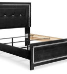 Signature Design by Ashley Kaydell Queen Upholstered Panel Bed-Black