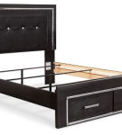 Signature Design by Ashley Kaydell Queen Upholstered Panel Bed with Storage