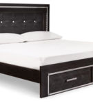 Signature Design by Ashley Kaydell King Panel Bed with Storage-Black