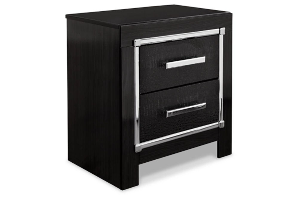 Signature Design by Ashley Kaydell King Panel Storage Bed, Dresser, Mirror and