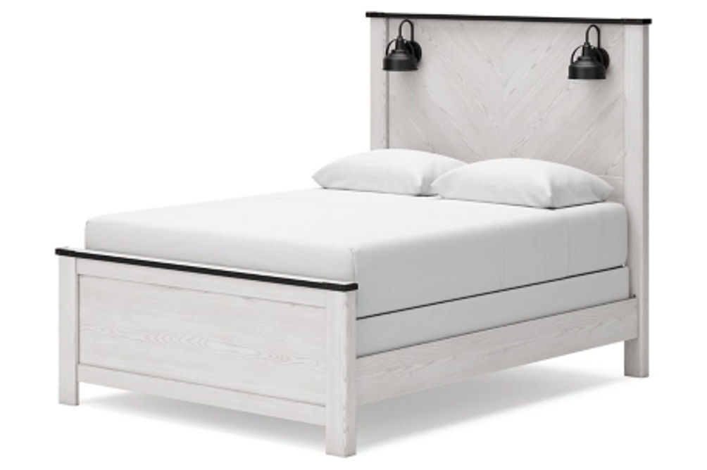 Signature Design by Ashley Schoenberg Queen Panel Bed, Dresser and Mirror