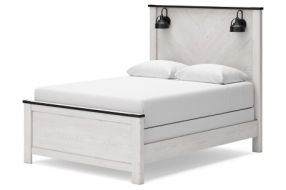 Signature Design by Ashley Schoenberg Queen Panel Bed, Dresser and Mirror