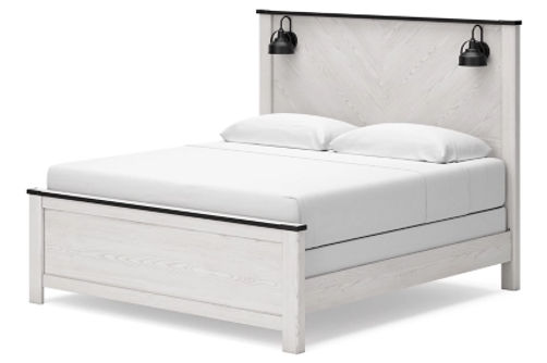 Signature Design by Ashley Schoenberg King Panel Bed-White