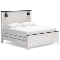 Signature Design by Ashley Schoenberg King Panel Bed-White