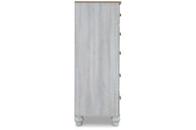 Signature Design by Ashley Haven Bay Queen Panel Storage Bed, Dresser, Mirror,