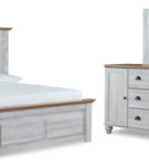 Signature Design by Ashley Haven Bay Queen Panel Bed, Dresser and Mirror