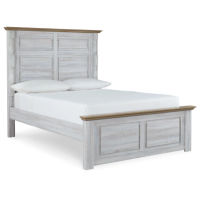 Signature Design by Ashley Haven Bay Queen Panel Bed-Two-tone