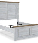 Haven Bay Queen Panel Bed, Dresser, Mirror and Nightstand-Two-tone