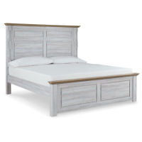 Signature Design by Ashley Haven Bay King Panel Bed-Two-tone