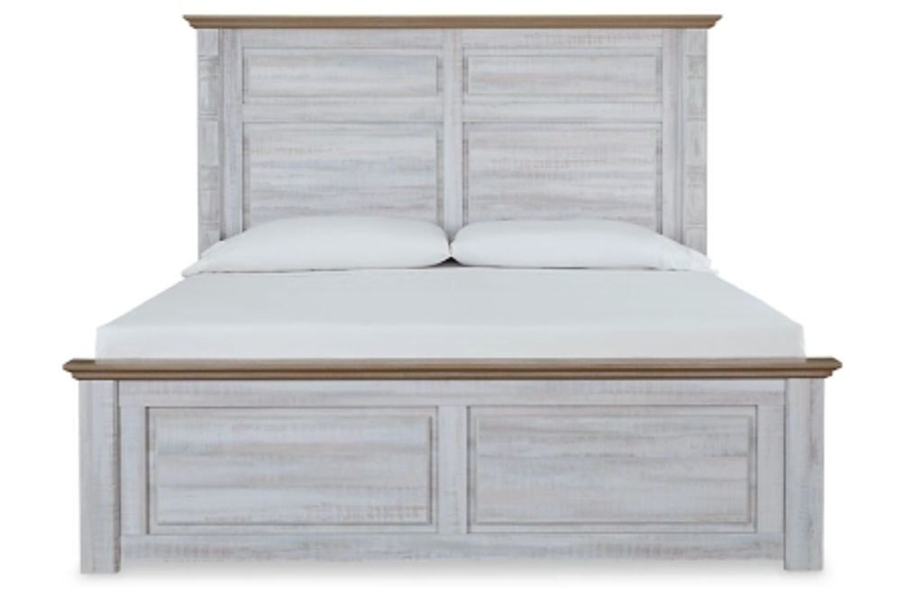 Signature Design by Ashley Haven Bay King Panel Bed-Two-tone