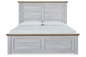 Signature Design by Ashley Haven Bay King Panel Bed, Dresser and Mirror