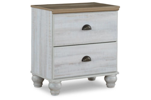 Haven Bay Queen Panel Storage Bed, Dresser, Mirror, Chest and Nightstand