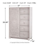 Signature Design by Ashley Paxberry Twin Panel Bed, Chest and Nightstand