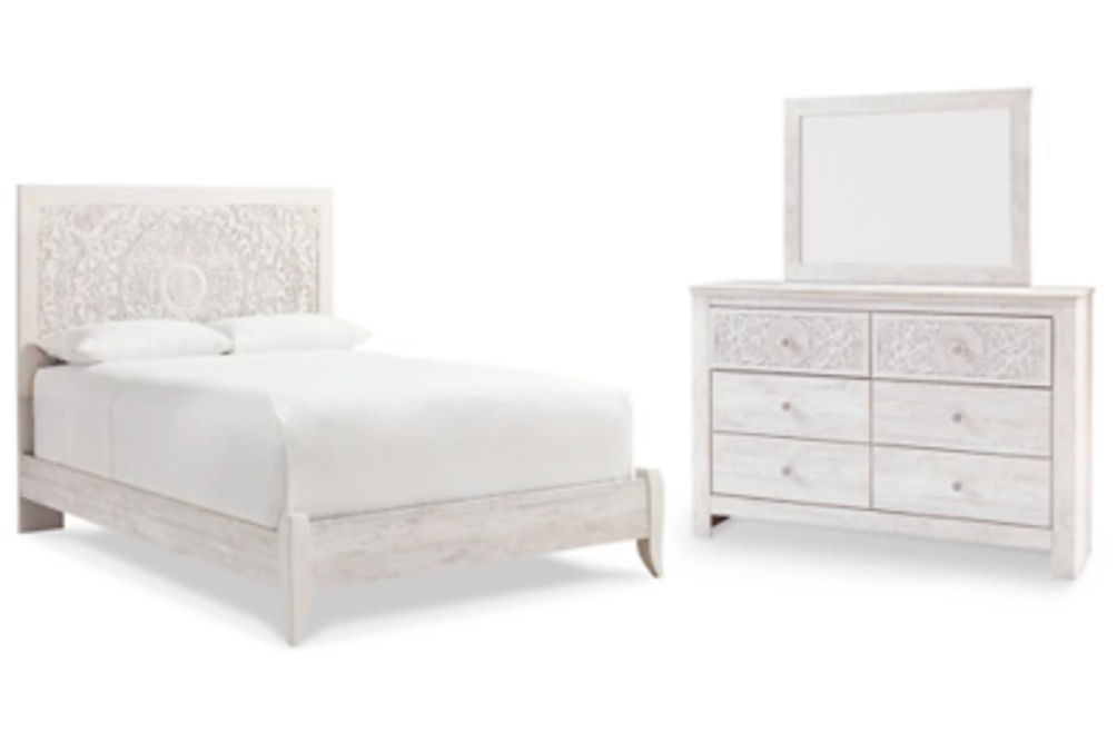 Signature Design by Ashley Paxberry Queen Panel Bed, Dresser and Mirror