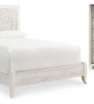 Signature Design by Ashley Paxberry Queen Panel Bed and Chest-Whitewash