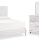 Signature Design by Ashley Paxberry King Panel Bed, Dresser and Mirror