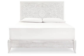 Signature Design by Ashley Paxberry King Panel Bed-Whitewash