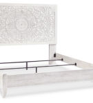 Signature Design by Ashley Paxberry King Panel Bed-Whitewash