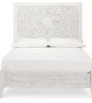 Signature Design by Ashley Paxberry Full Panel Bed and Nightstand-Whitewash
