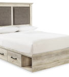 Signature Design by Ashley Cambeck Queen Upholstered Panel Storage Bed