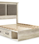 Signature Design by Ashley Cambeck Queen Upholstered Panel Storage Bed