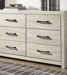 Signature Design by Ashley Cambeck Twin Panel Bed, Dresser and Nightstand-Whit