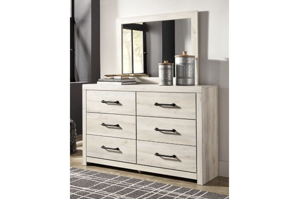 Cambeck Queen Panel Storage Bed, Dresser, Mirror and Nightstand