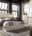 Signature Design by Ashley Cambeck King Panel Bed with 2 Storage Drawers