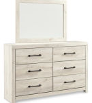 Cambeck Kg Panel Bed with Storage, Dresser, Mirror, Chest and 2 Nightstands