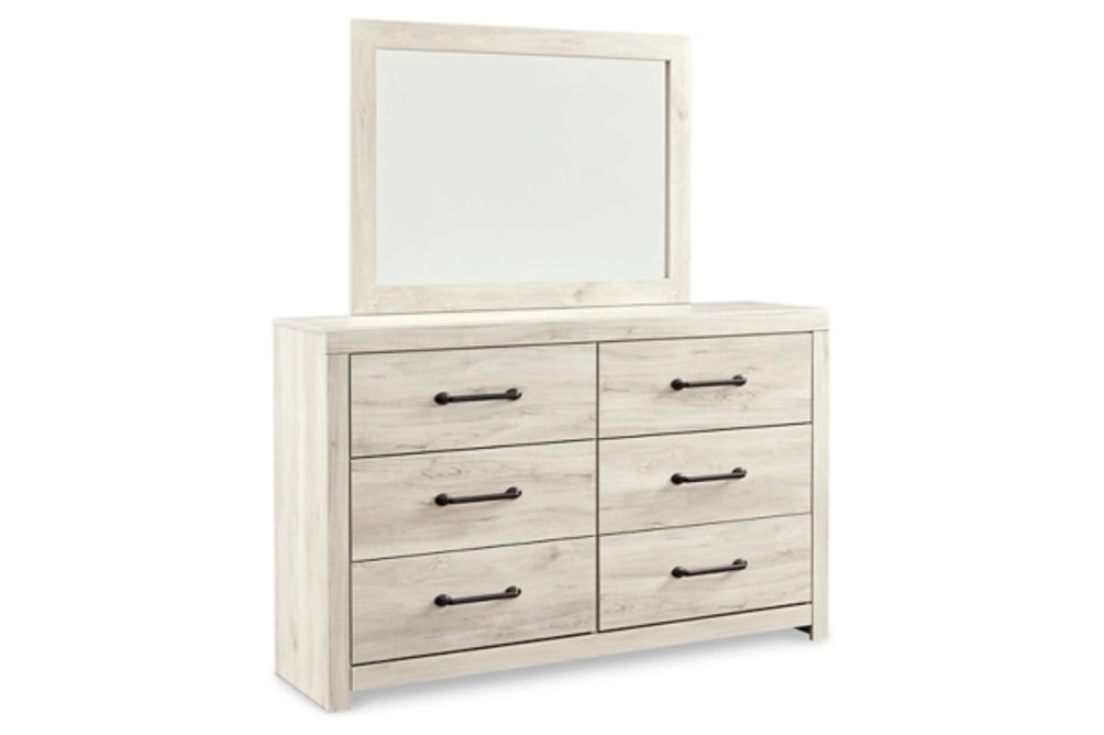 Cambeck Kg Panel Bed with Storage, Dresser, Mirror, Chest and 2 Nightstands