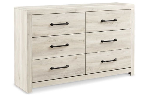 Signature Design by Ashley Cambeck Queen Panel Bed and Dresser-Whitewash