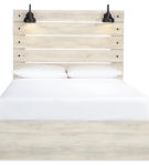 Signature Design by Ashley Cambeck Queen Panel Bed with Storage, Dresser, Mirr