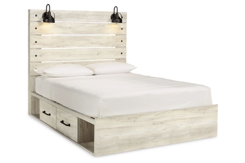 Signature Design by Ashley Cambeck Queen Panel Bed with Storage, Dresser and M