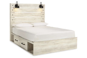 Signature Design by Ashley Cambeck Queen Panel Bed with Storage, Chest and Nig