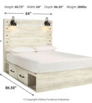 Signature Design by Ashley Cambeck Queen Panel Bed with Storage, Chest and Nig