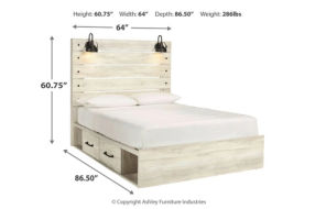 Signature Design by Ashley Cambeck Queen Panel Bed with Storage, Chest and Nig