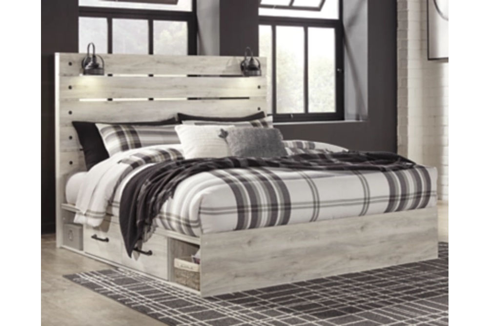 Signature Design by Ashley Cambeck King Panel Bed with 2 Storage Drawers